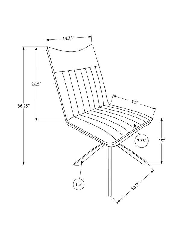 Appaloosa White Side Chair, Set of 2 - Thumbnail - Image 4