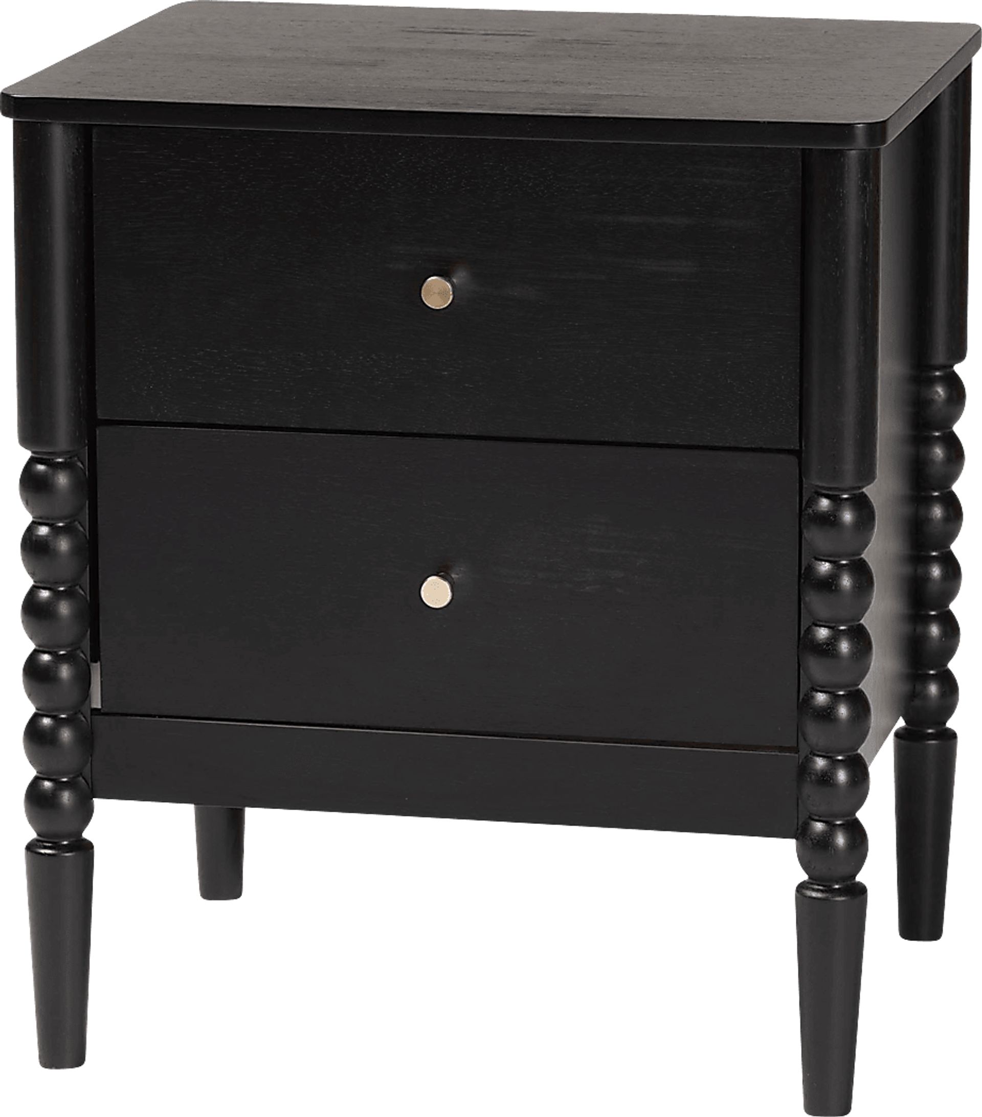 Appiation Black Nightstand - Image 1