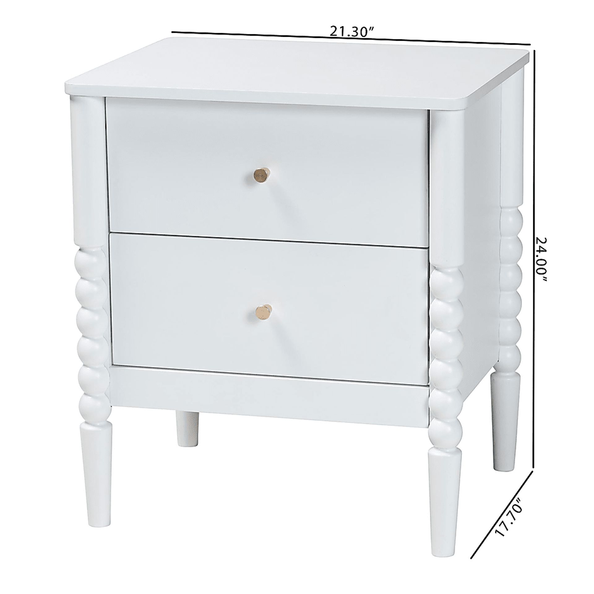 Appiation White Nightstand - Image 10
