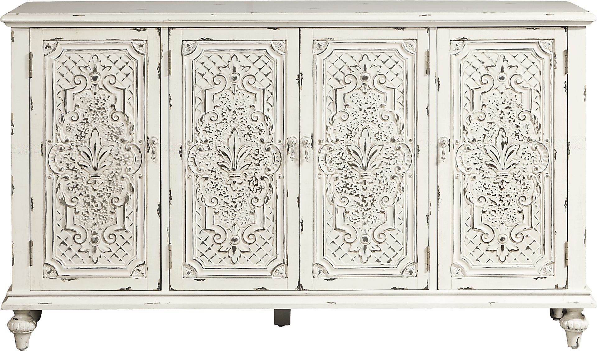 Appleblossom White Credenza - Image 2