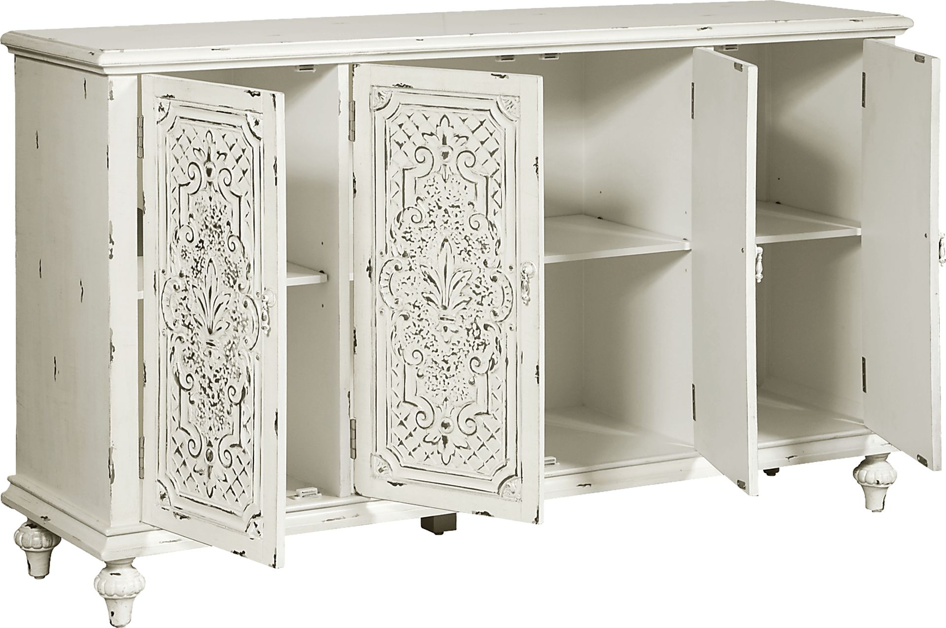 Appleblossom White Credenza - Image 3