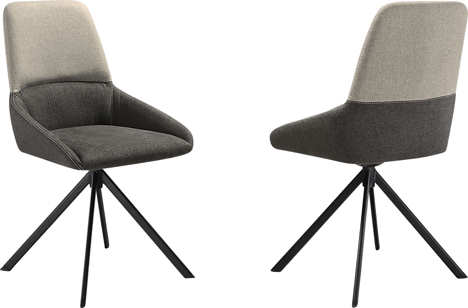 Applepar Gray Side Chair, Set of 2