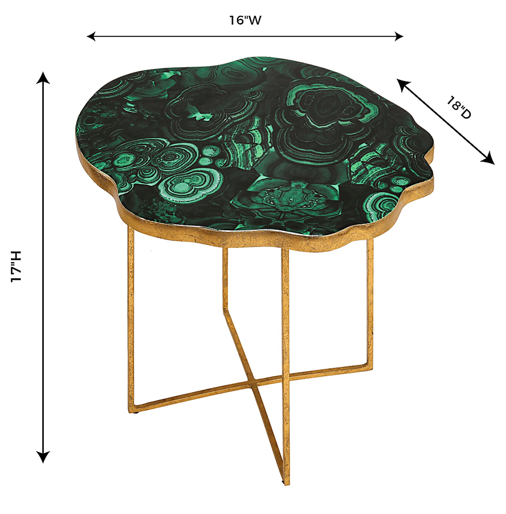 Appomattox Green Accent Table - Image 5