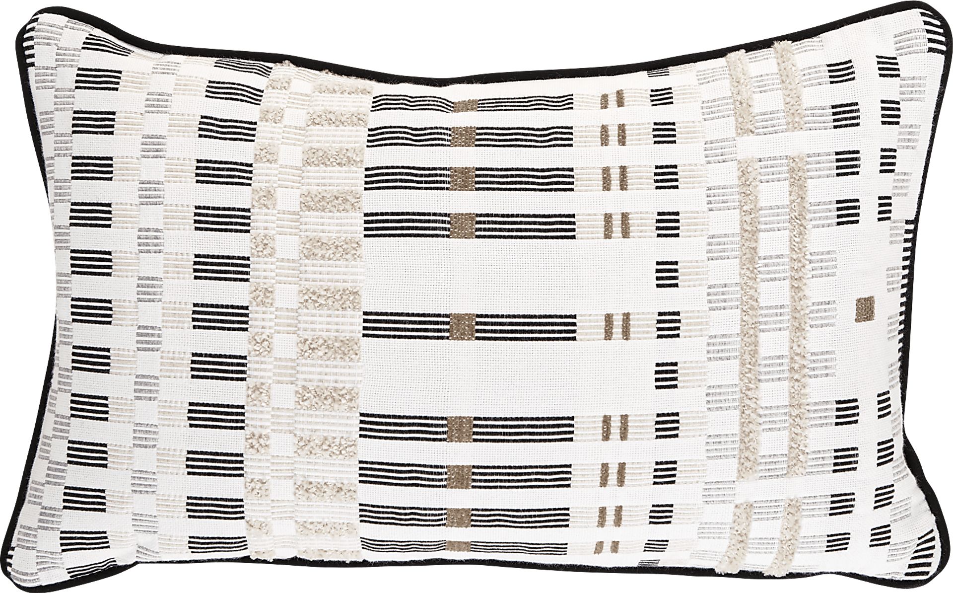 Approach Classic Beige Indoor/Outdoor Accent Pillow - Image 1