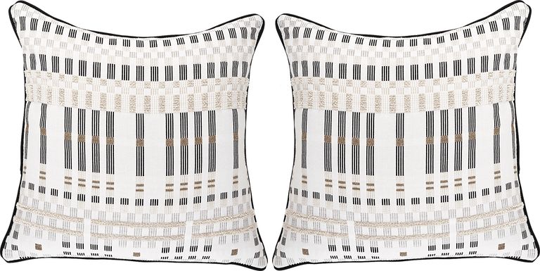 Approach Classic Beige Indoor/Outdoor Accent Pillows, Set of 2