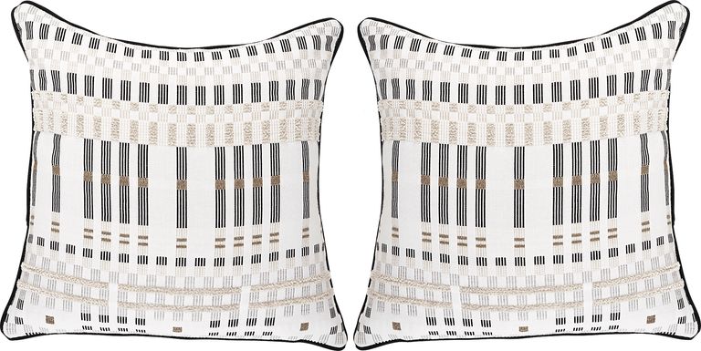Approach Classic Beige Indoor/Outdoor Accent Pillows, Set of 2
