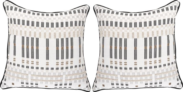Approach Classic Beige Indoor/Outdoor Accent Pillows, Set of 2