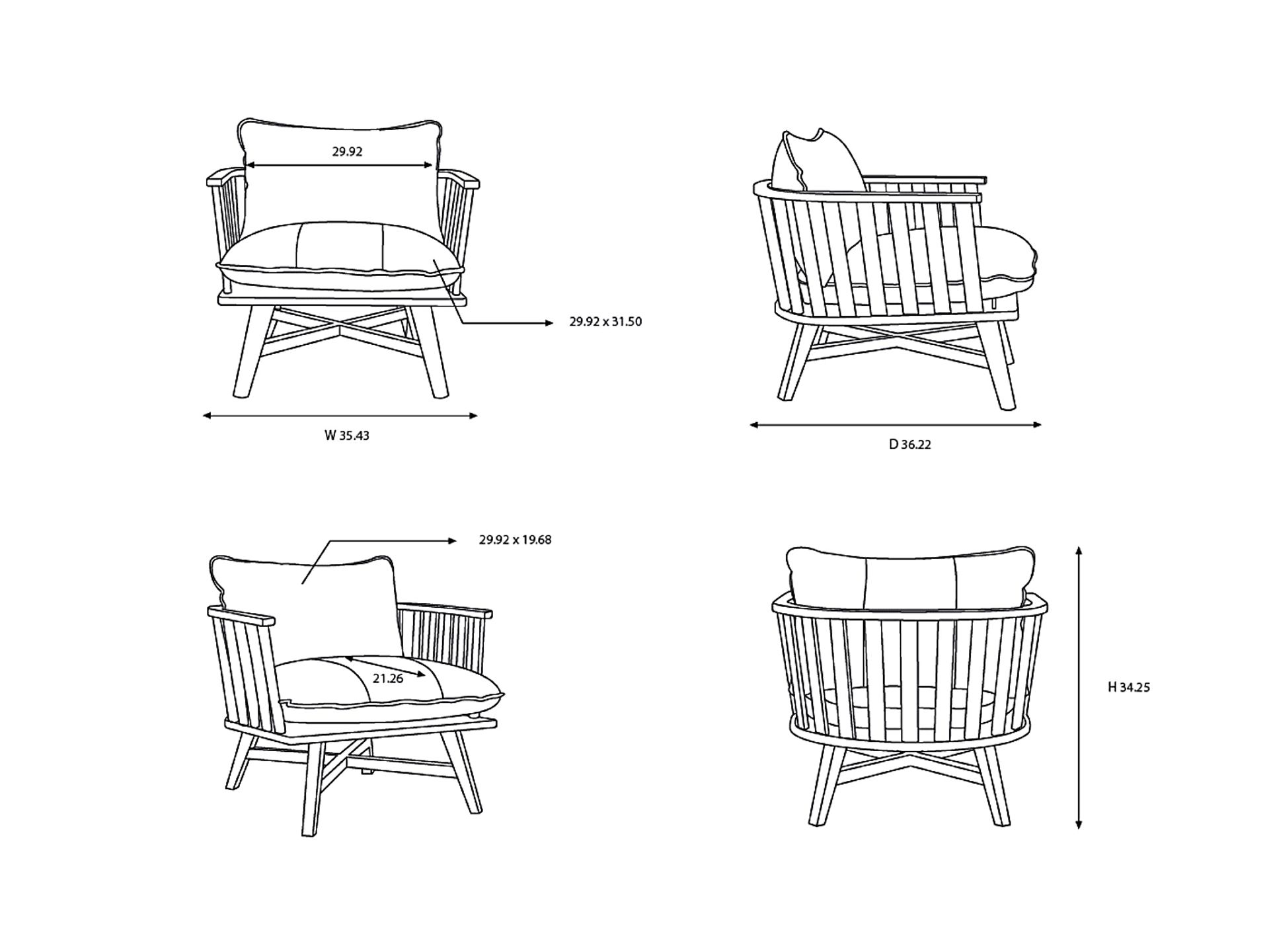 Apricio Beige Accent Chair - Image 6