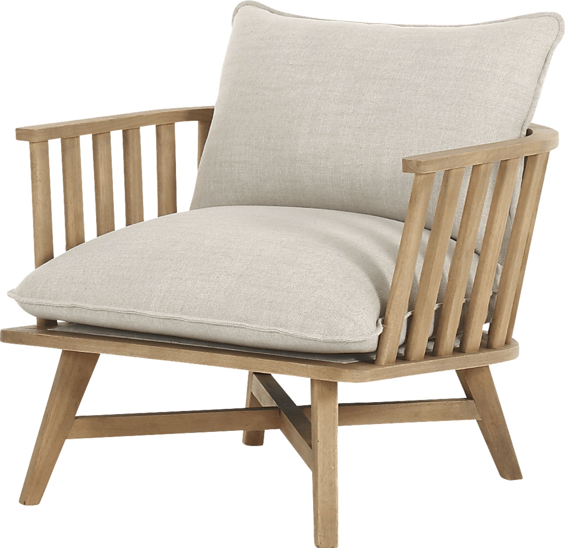 Apricio Beige Accent Chair - Image 1