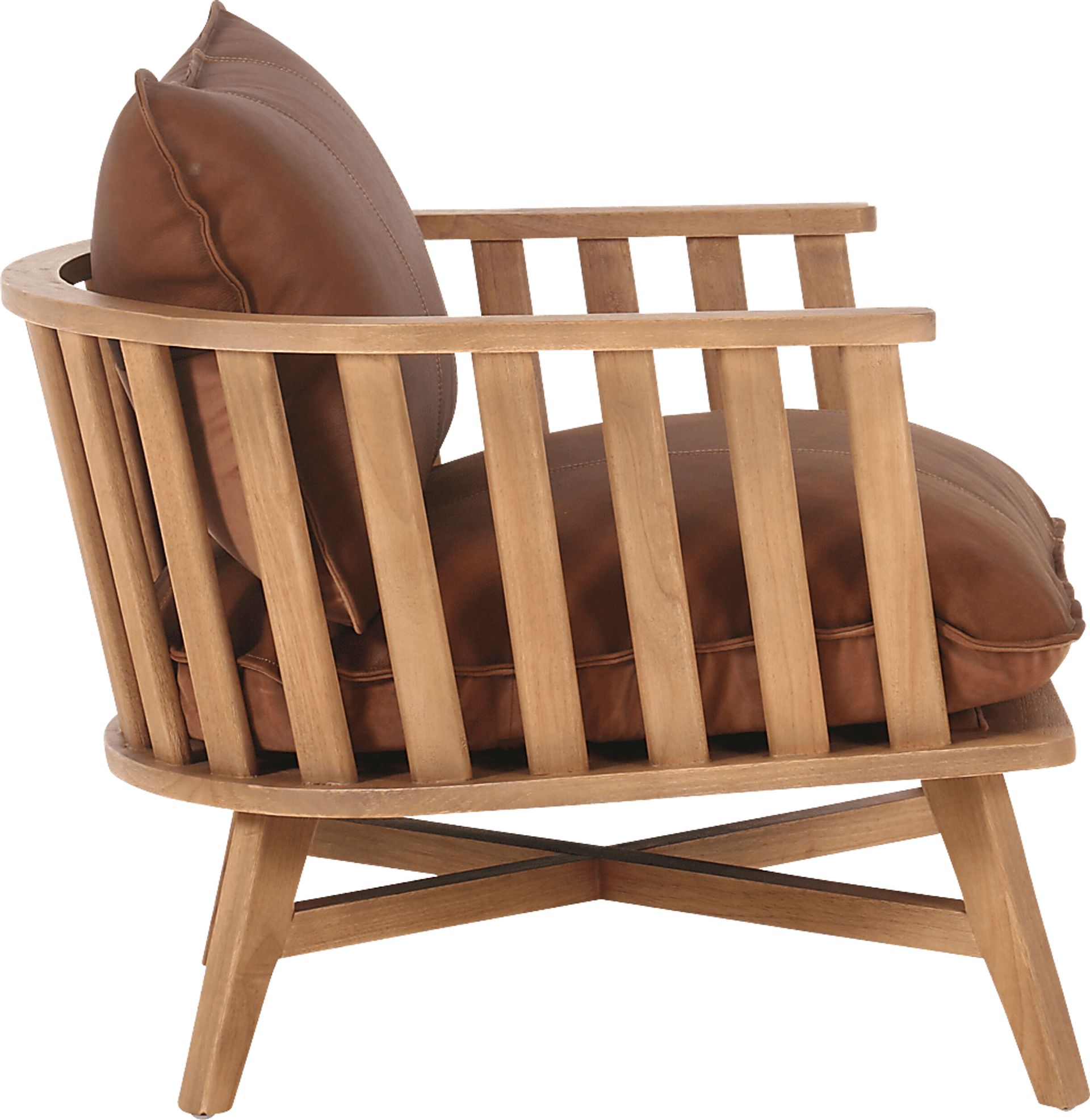 Apricio Brown Accent Chair - Image 3