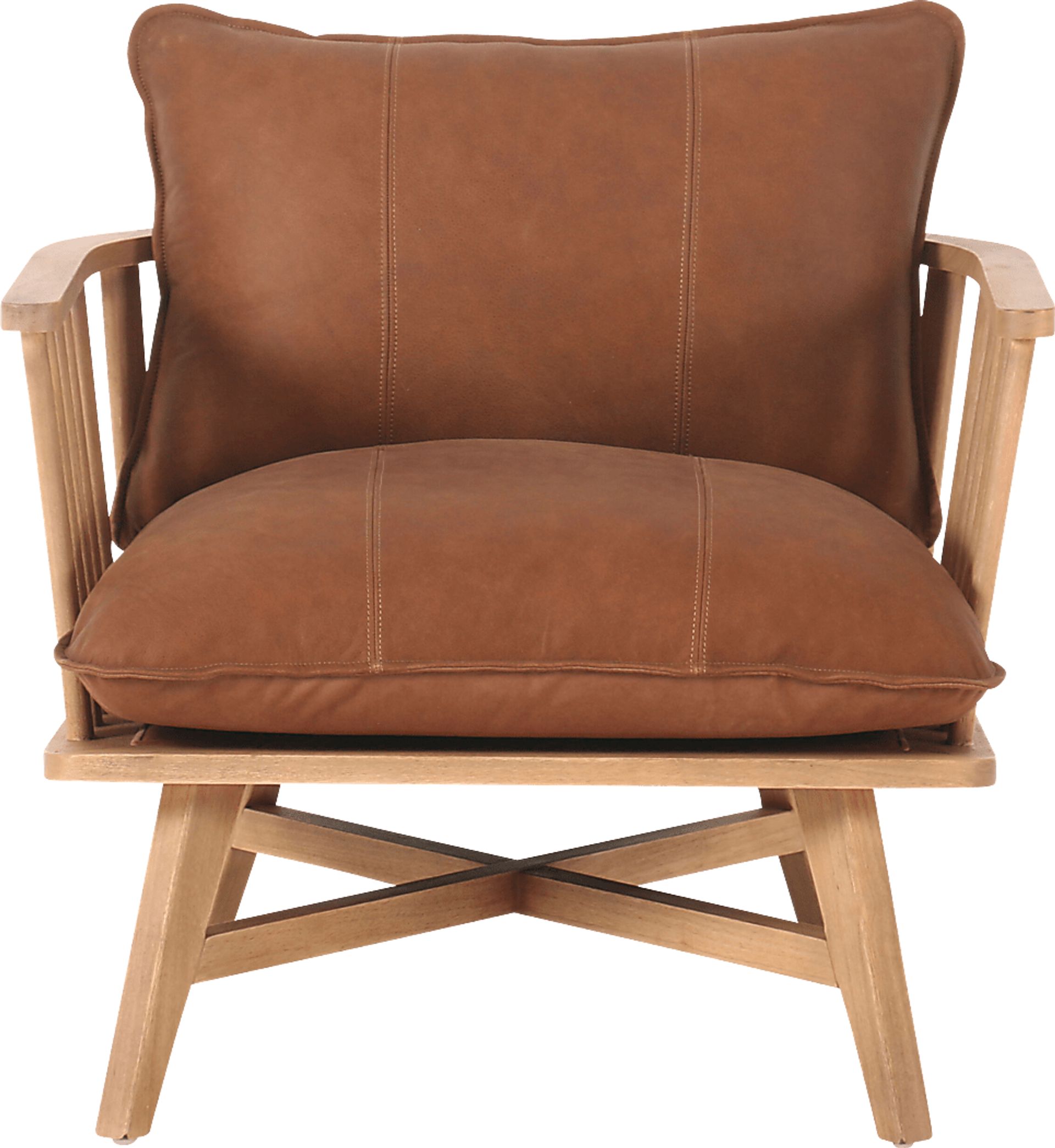 Apricio Brown Accent Chair - Image 5