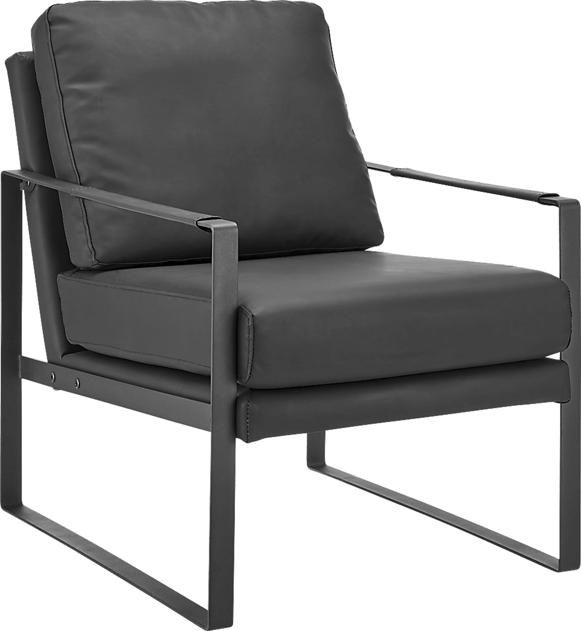 Apricoy Black Accent Chair - Image 3