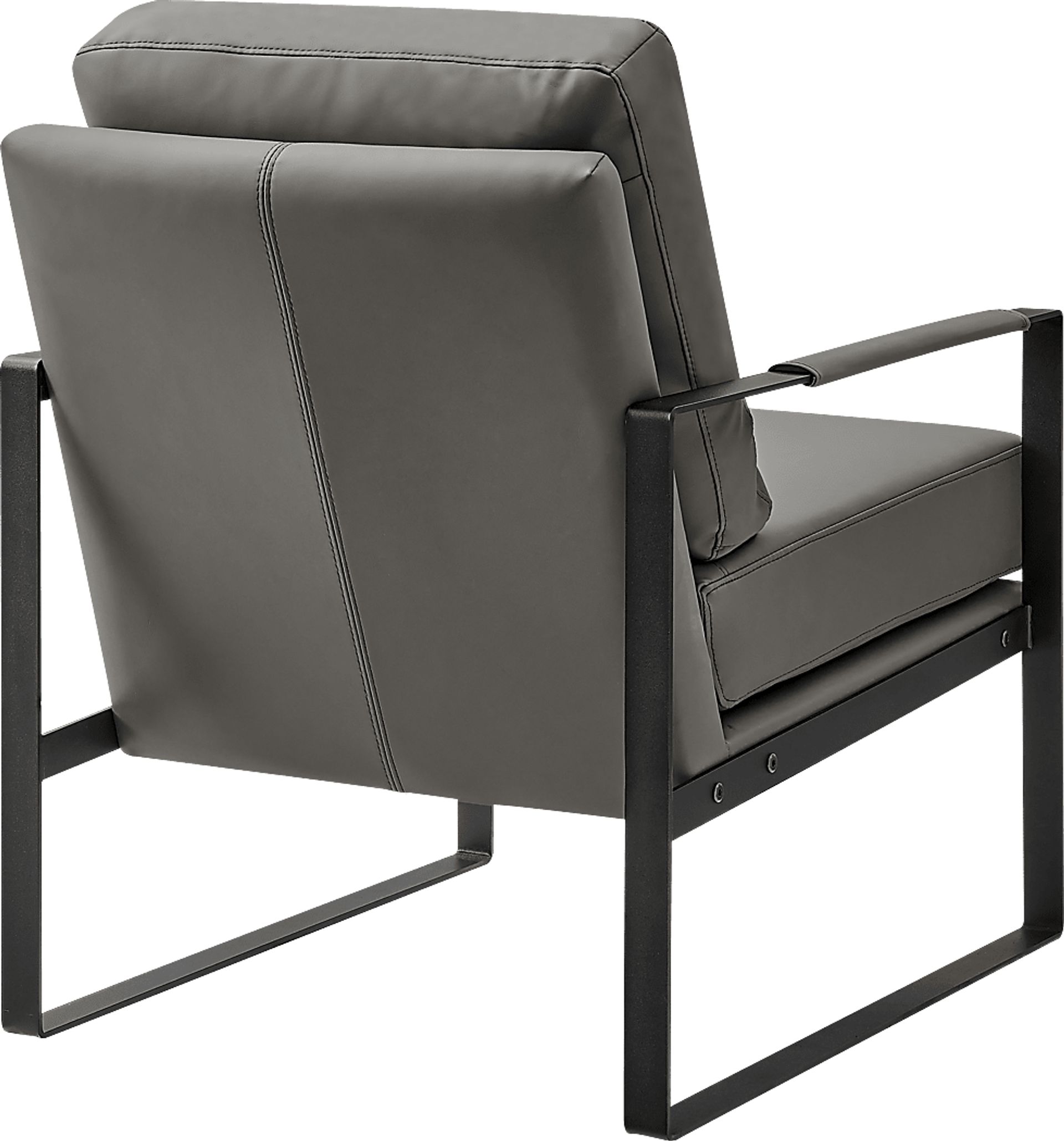 Apricoy Dark Gray Accent Chair - Image 4