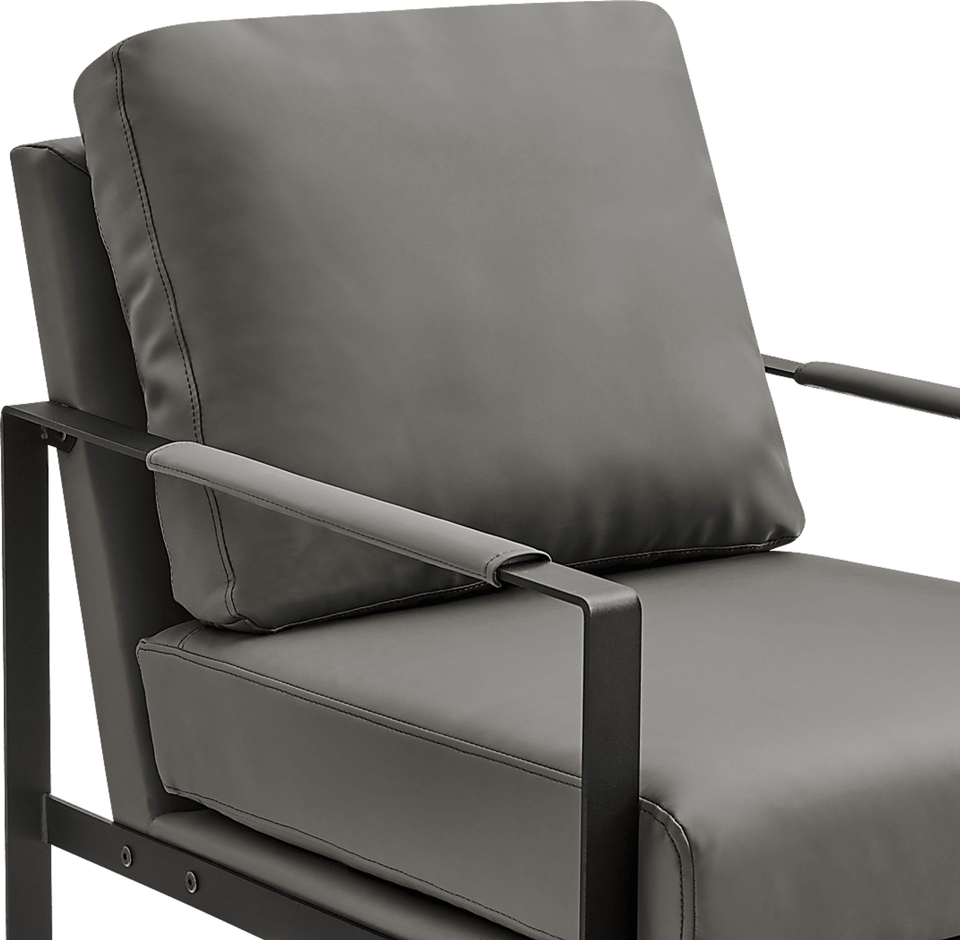 Apricoy Dark Gray Accent Chair - Image 6