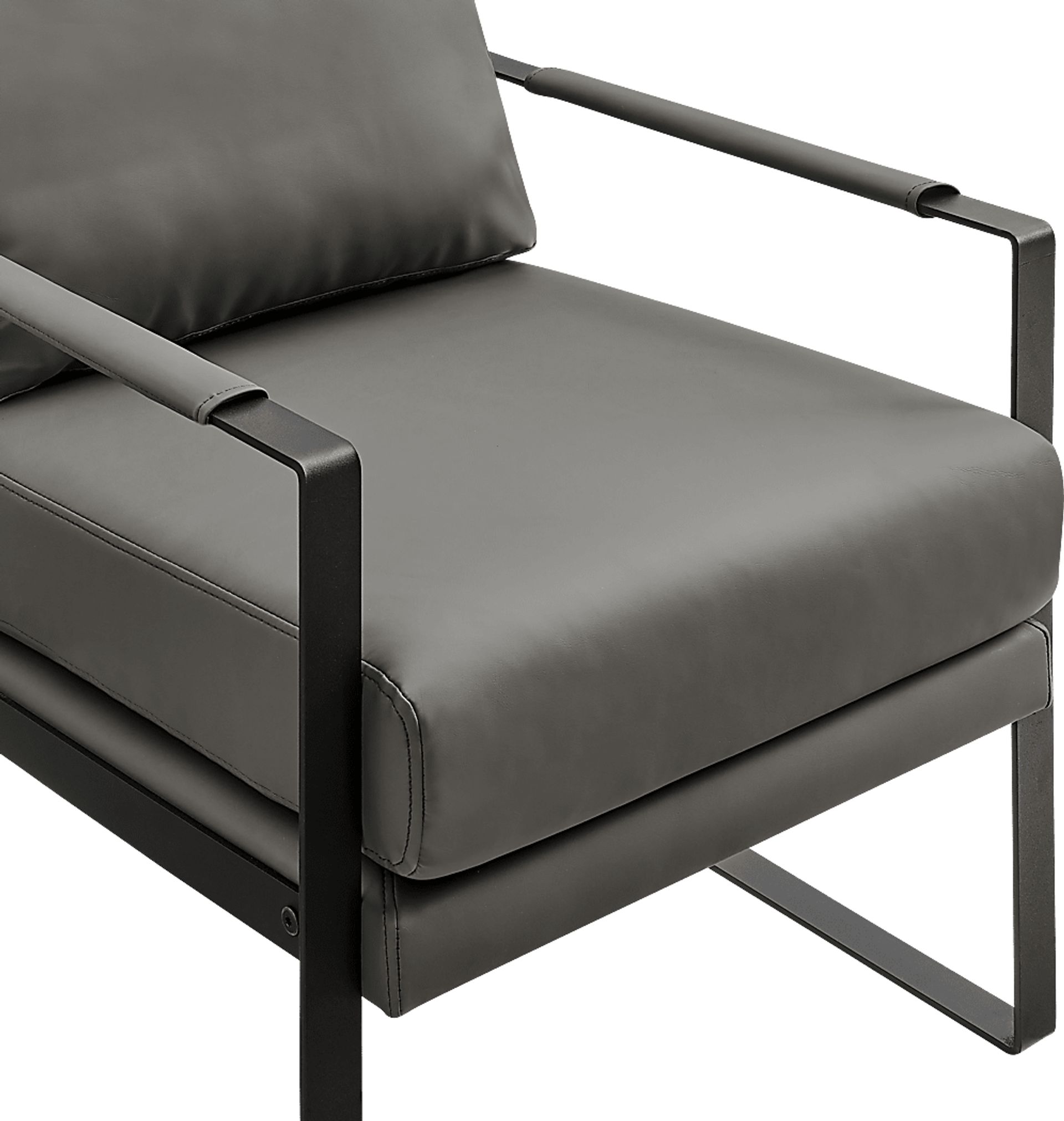 Apricoy Dark Gray Accent Chair - Image 7