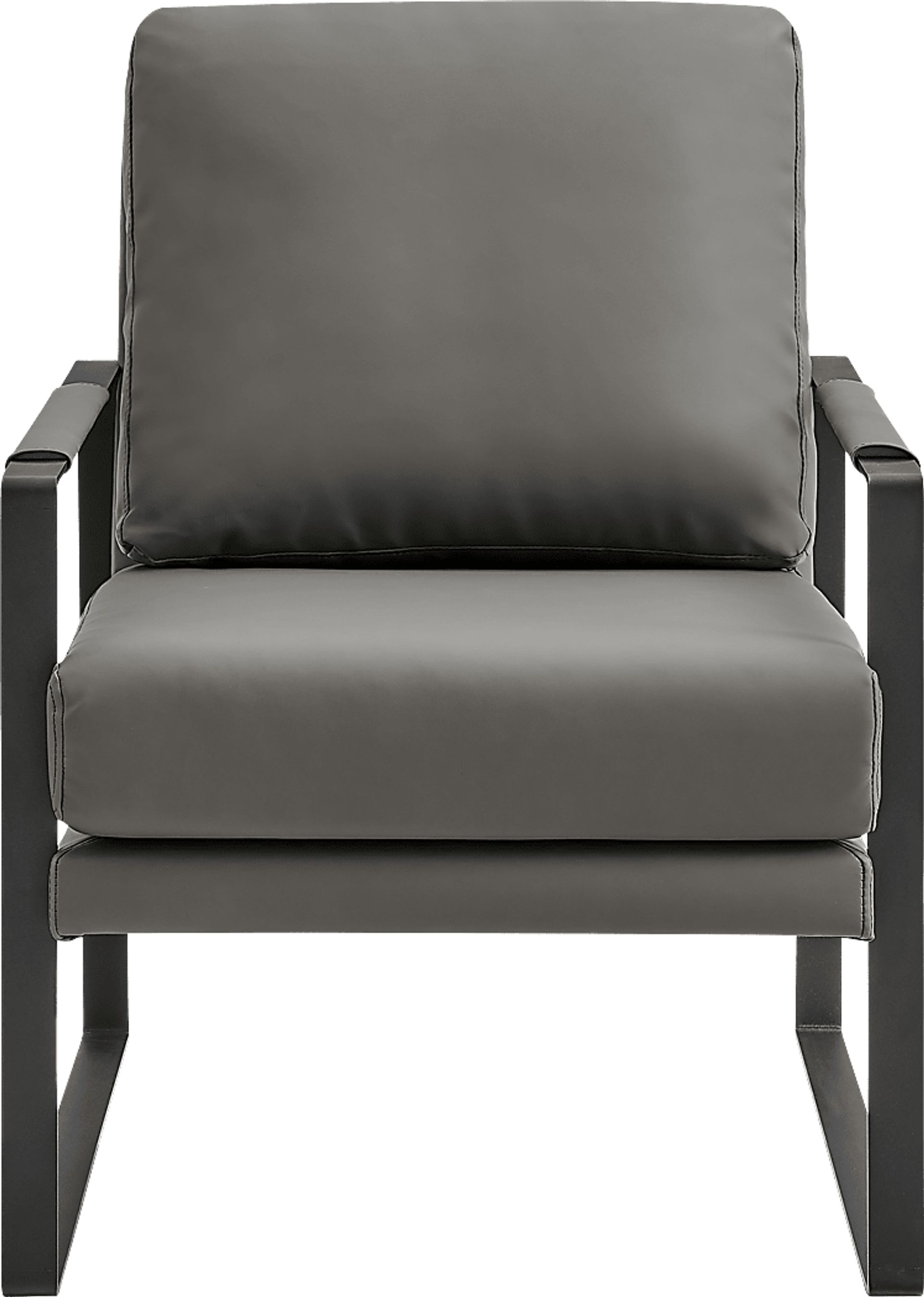 Apricoy Dark Gray Accent Chair - Image 1