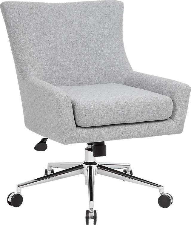 Apsley Gray Desk Chair - Thumbnail - Image 1