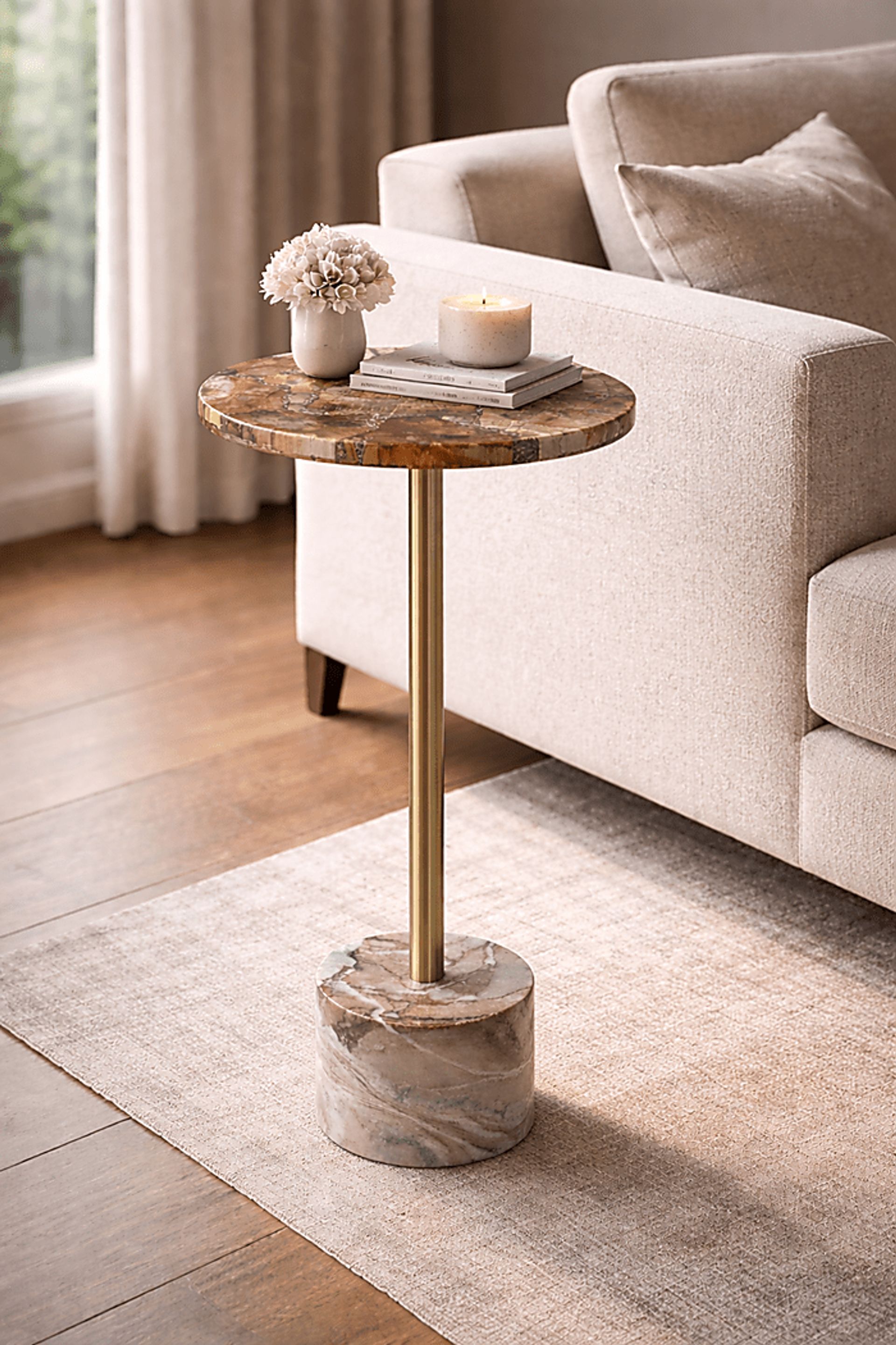 Apteni Gold Accent Table - Image 2