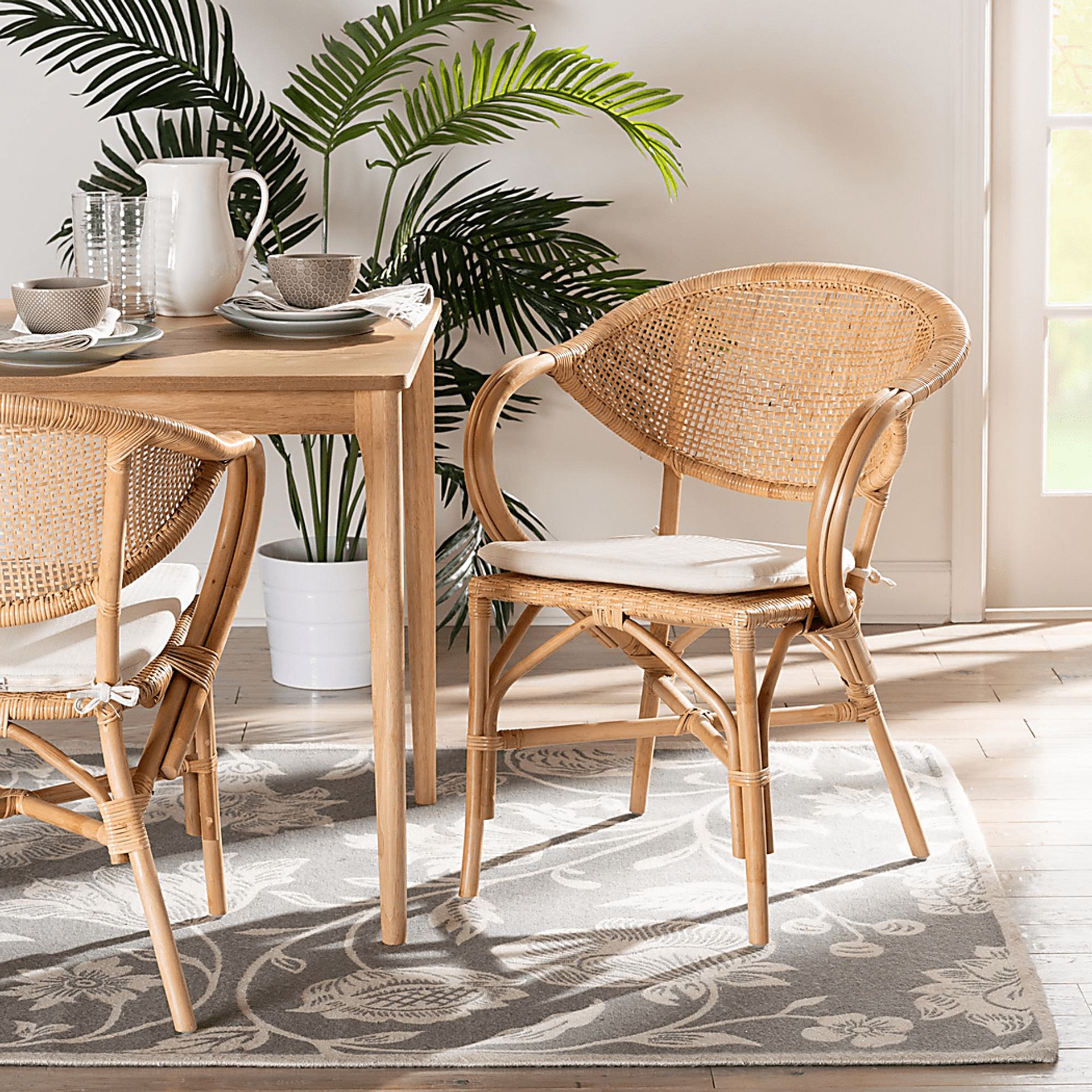 Aquadilla Brown Arm Chair - Image 2