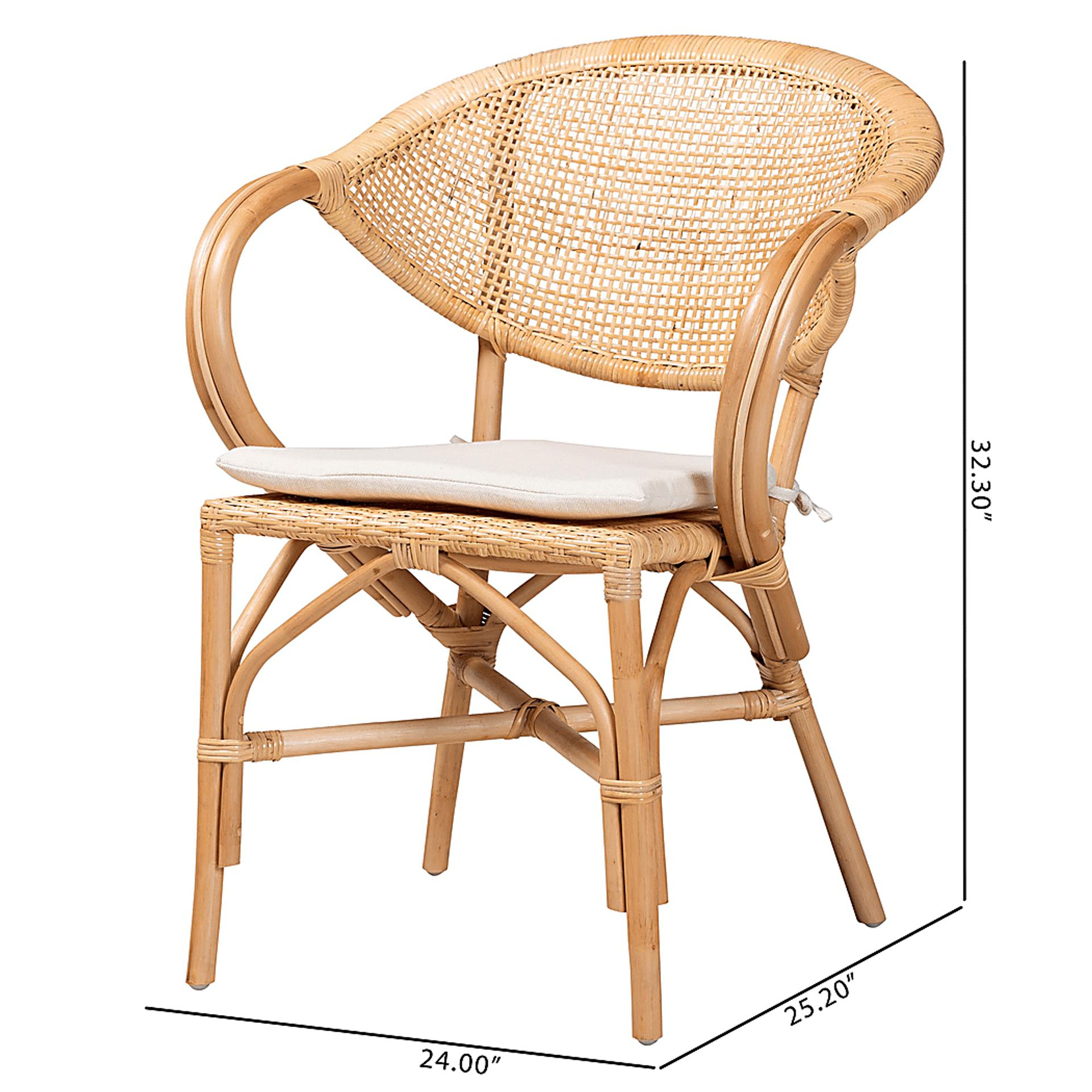 Aquadilla Brown Arm Chair - Image 10