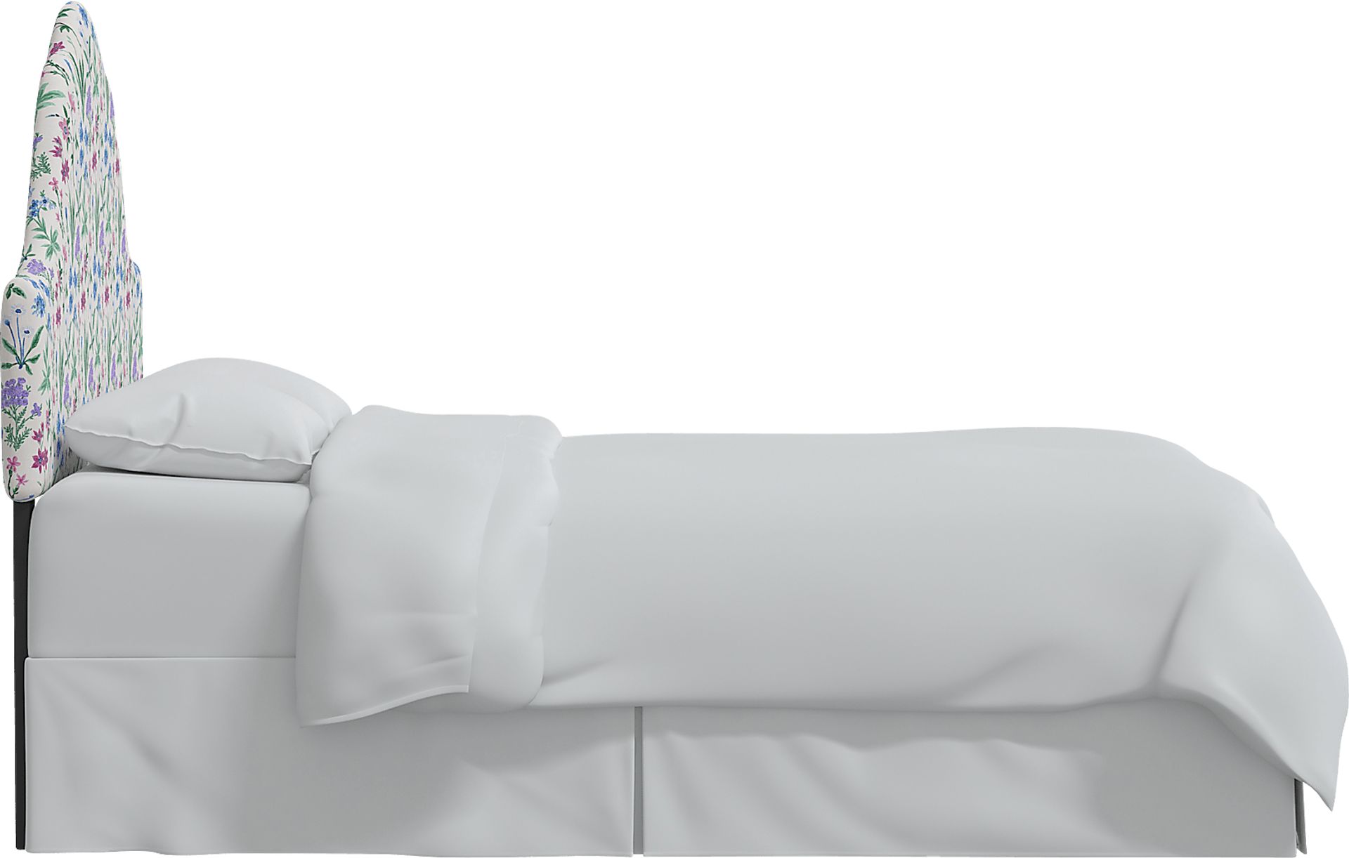 Aquaflor Blue Full Upholstered Headboard - Image 3