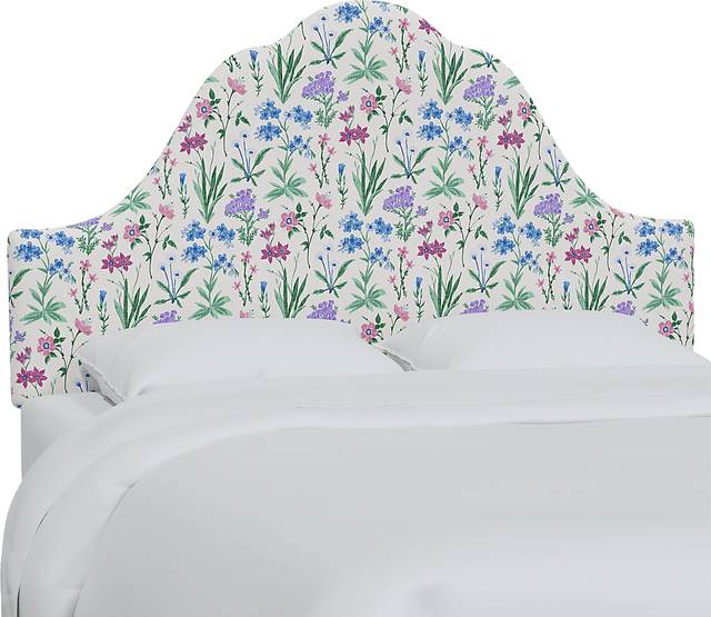 Aquaflor Blue Full Upholstered Headboard - Thumbnail - Image 1