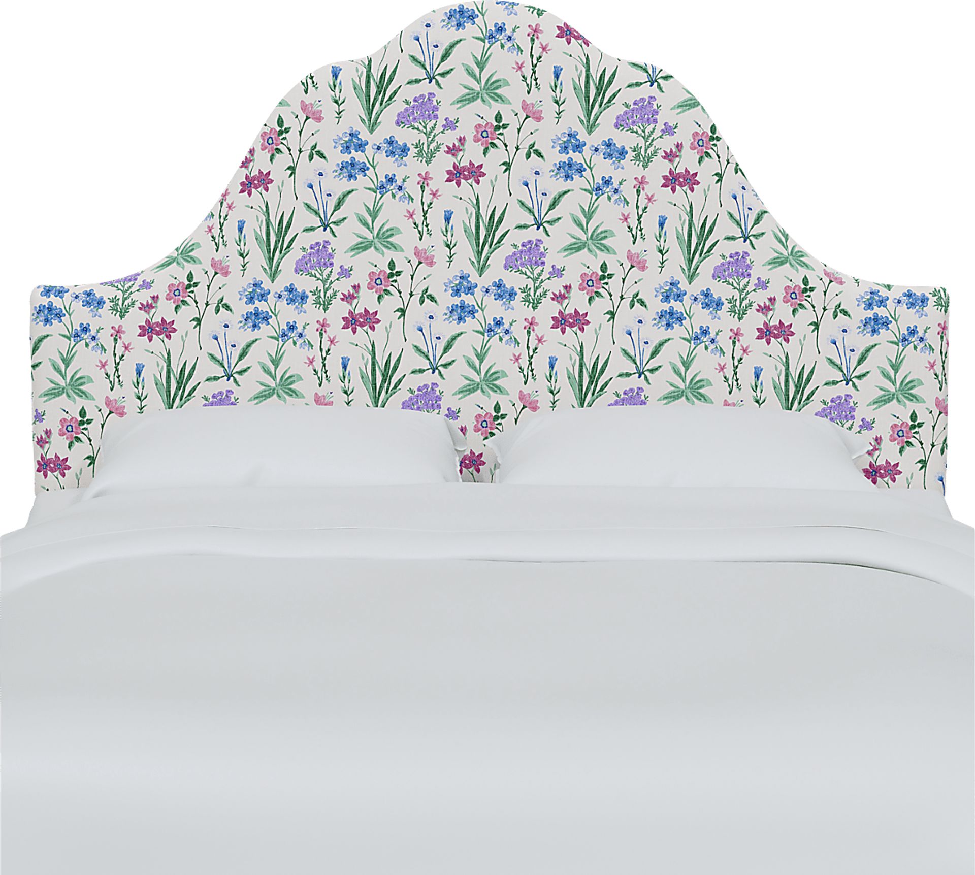 Aquaflor Blue King Upholstered Headboard - Image 2