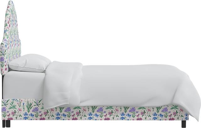 Aquaflor Blue Queen Upholstered Bed - Thumbnail - Image 3