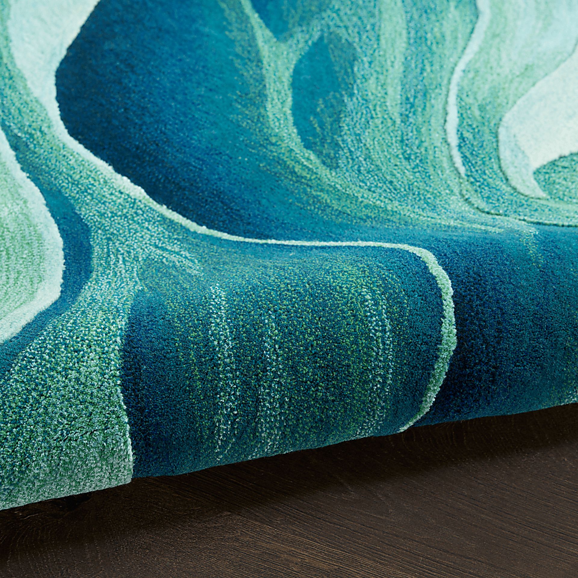 Aqualora Green 8'6 x 11'6 Rug - Image 3