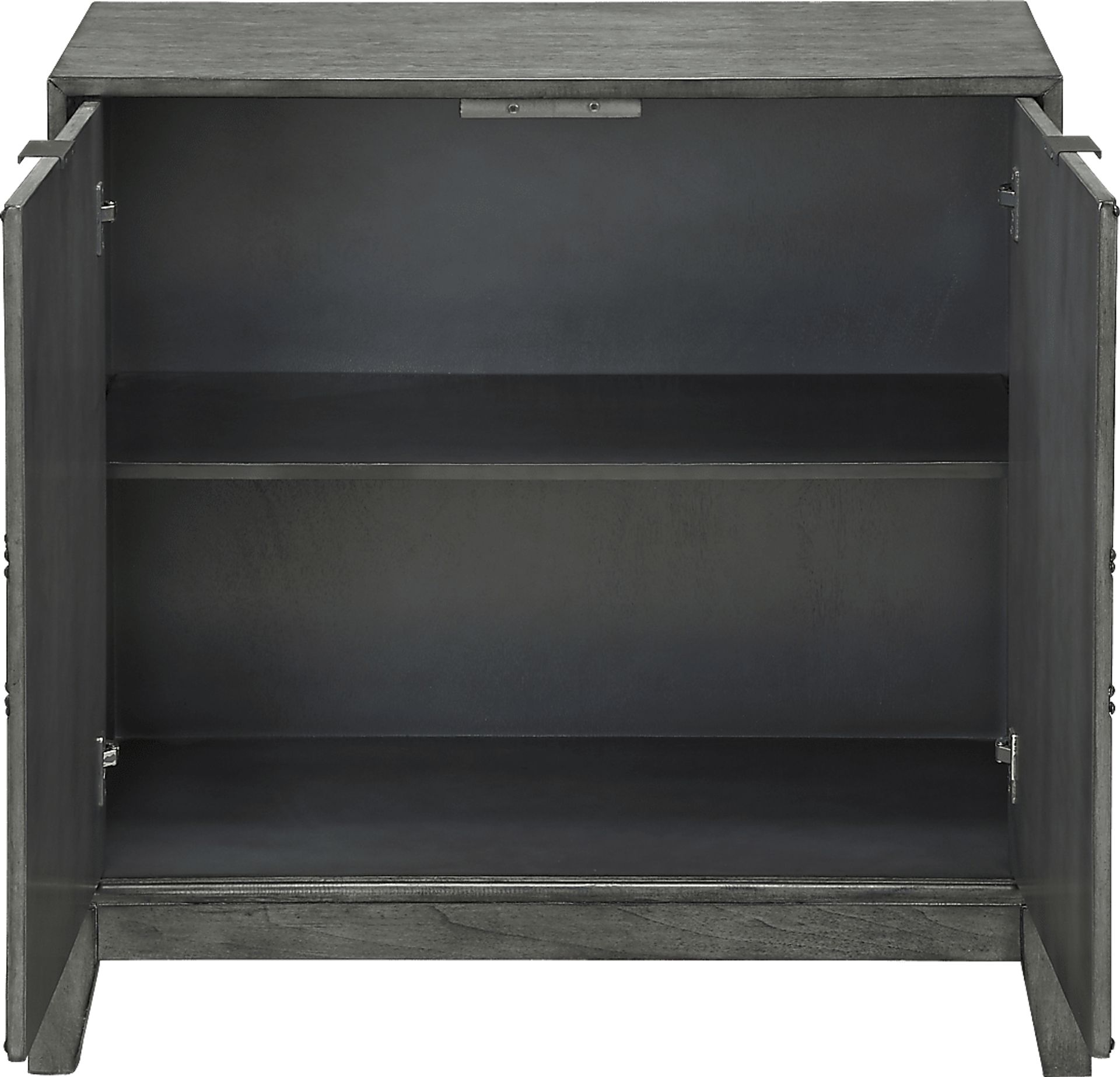Aquan Gray Accent Cabinet - Image 4