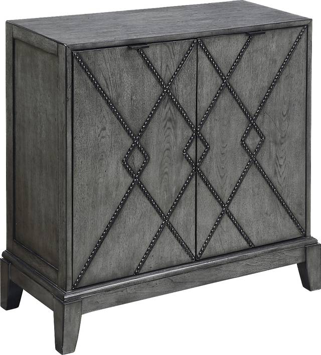 Aquan Gray Accent Cabinet - Thumbnail - Image 1