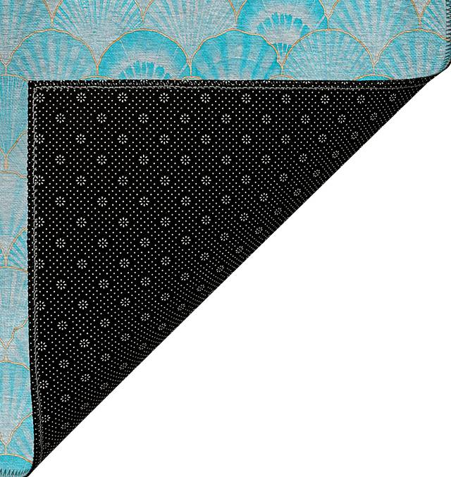 Aquarena Blue 3' x 5' Rug - Thumbnail - Image 5