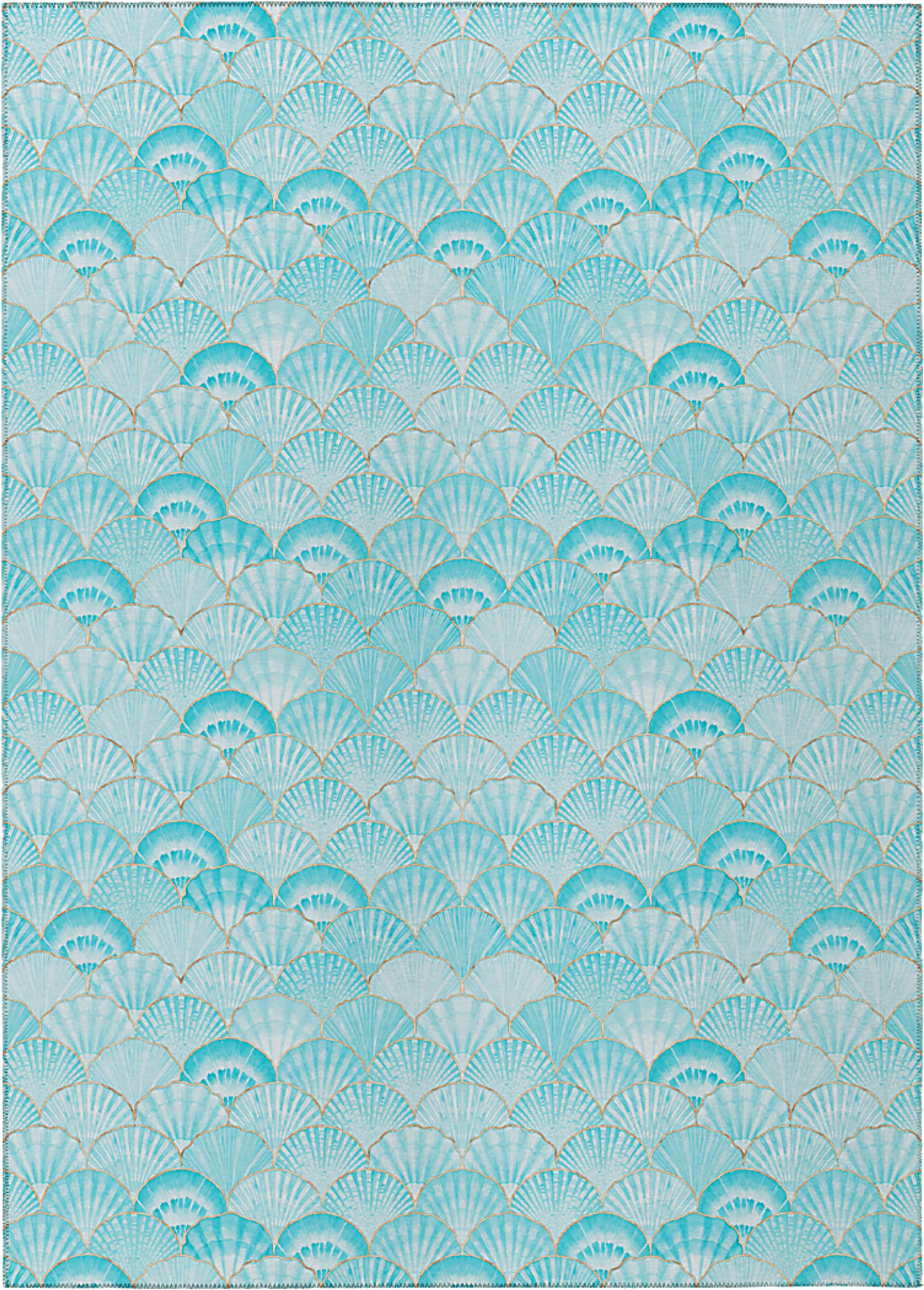 Aquarena Blue 5' x 8' Rug - Image 1