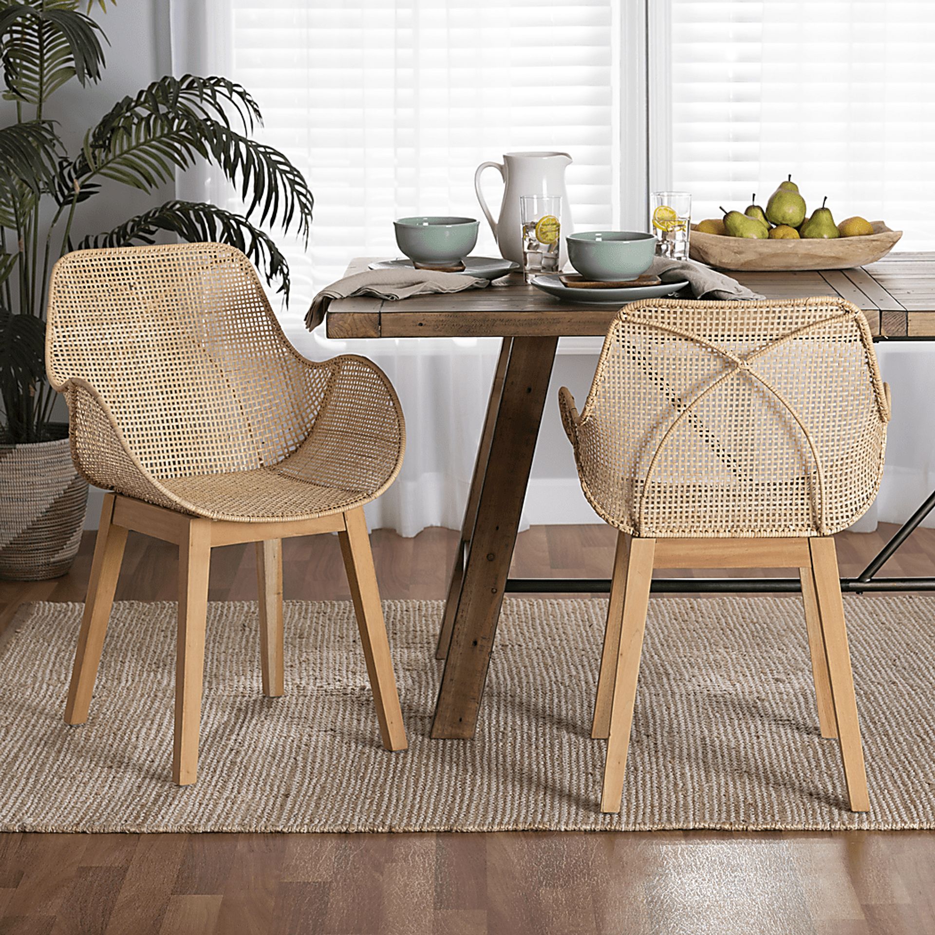 Aquidneck Natural Arm Chair, Set of 2 - Image 2