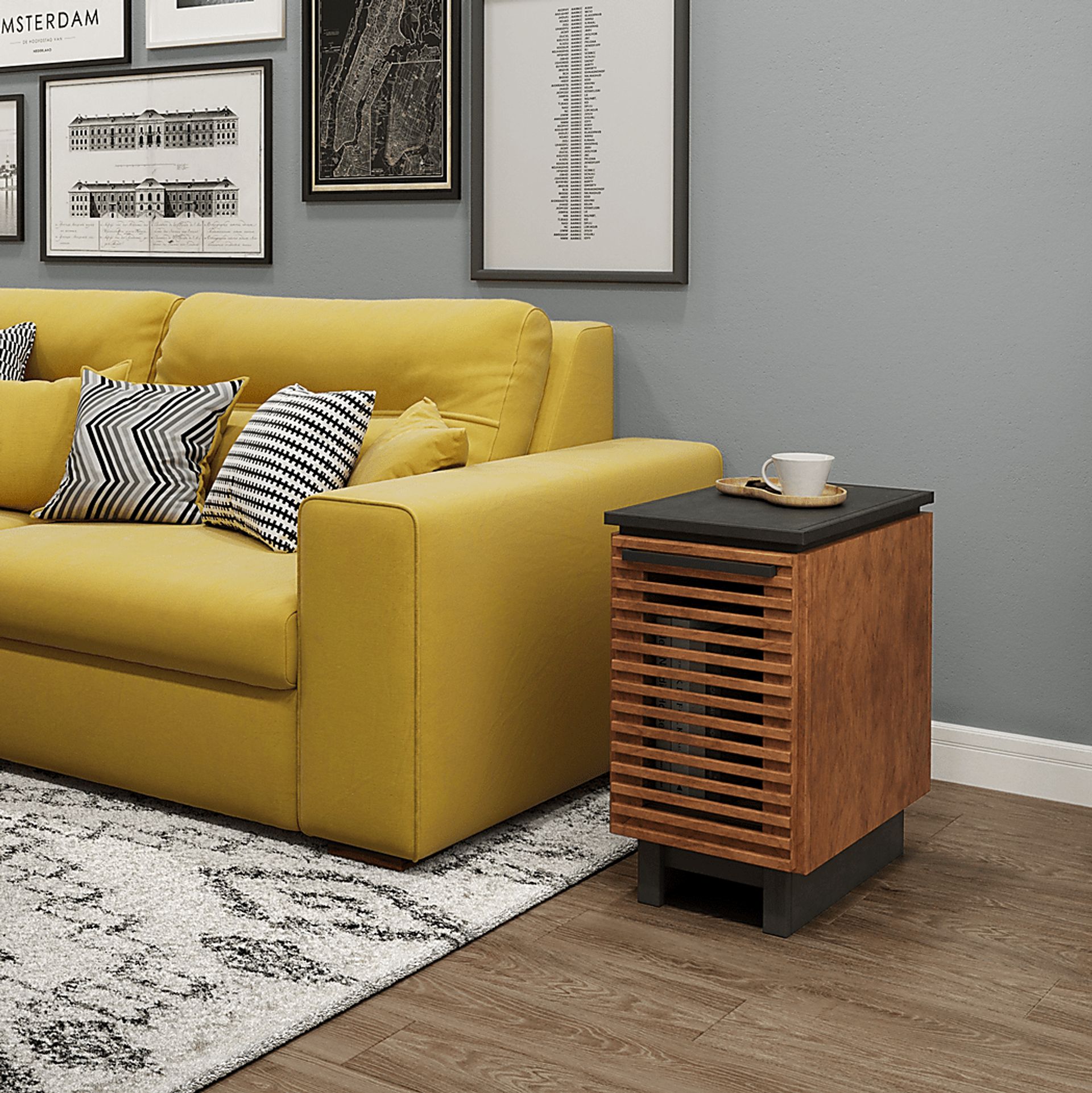 Aquil Brown Chairside Table - Image 10