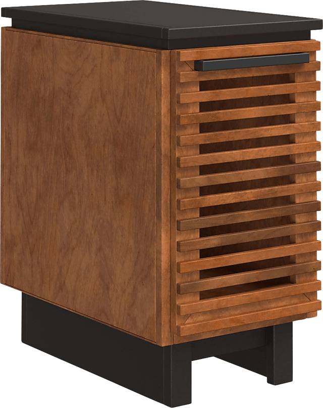 Aquil Brown Chairside Table - Thumbnail - Image 1