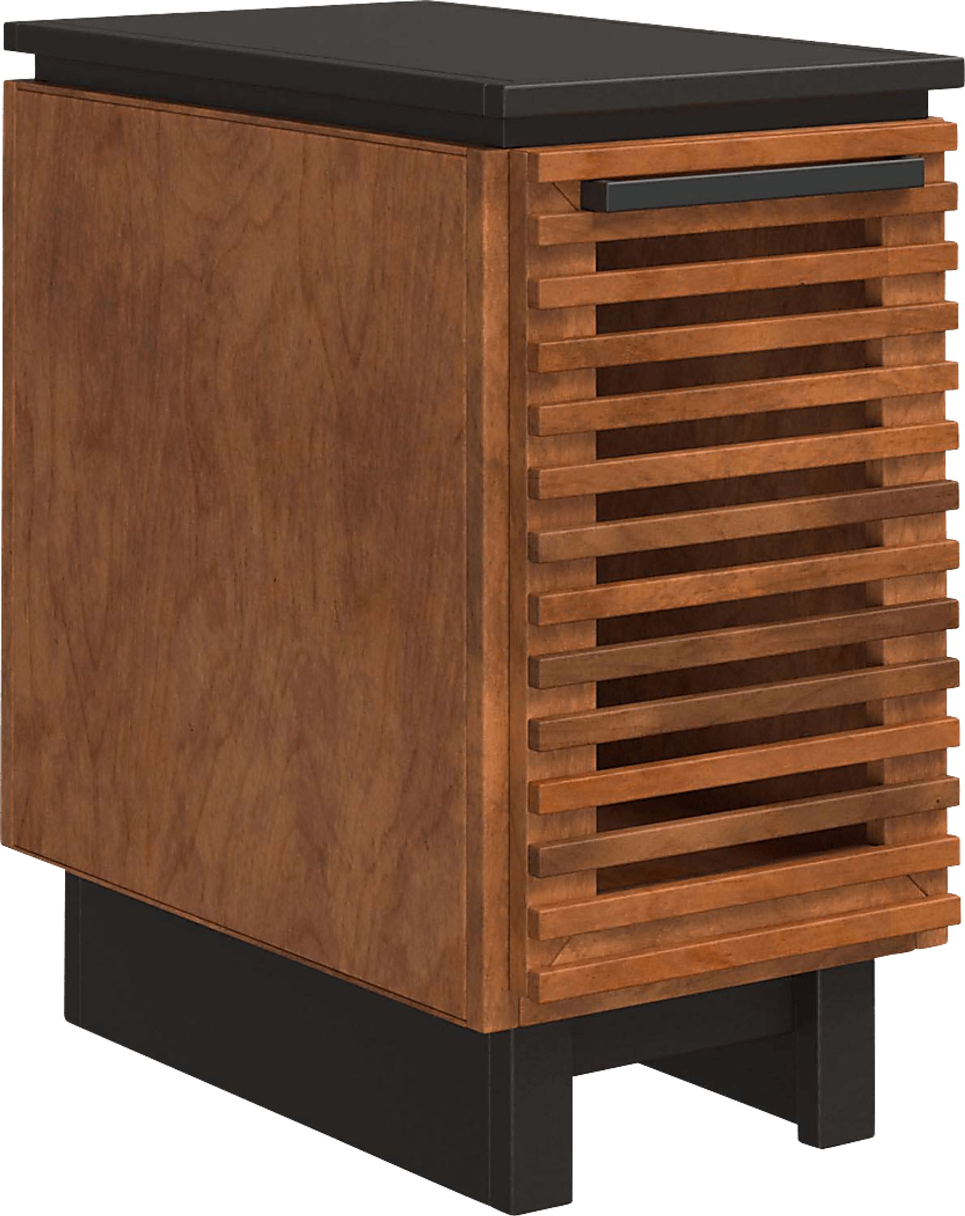 Aquil Brown Chairside Table - Image 1