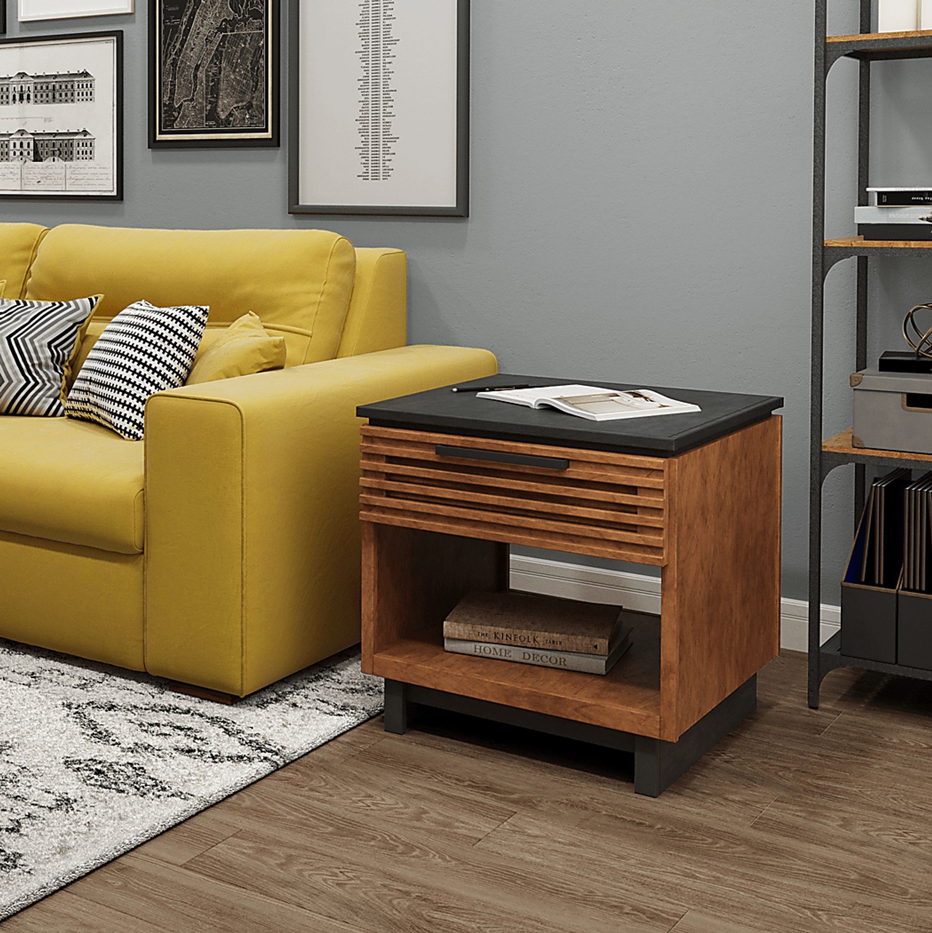 Aquil Brown End Table - Image 9