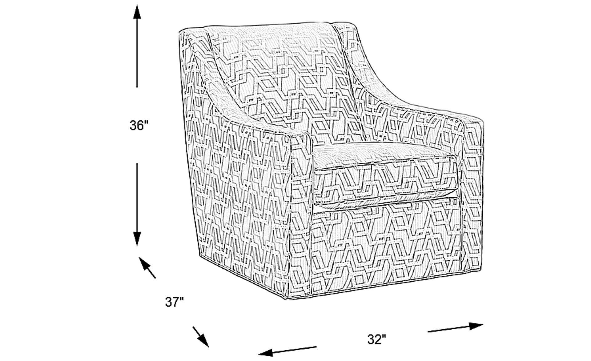 Dimension Image. Please refer to the Dimension Tab on this page for dimension details.