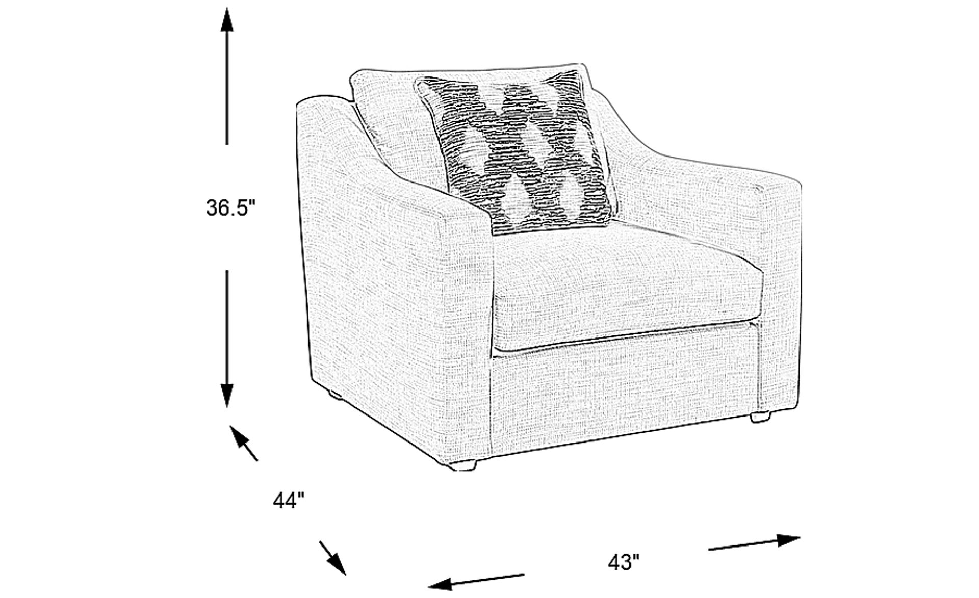 Dimension Image. Please refer to the Dimension Tab on this page for dimension details.