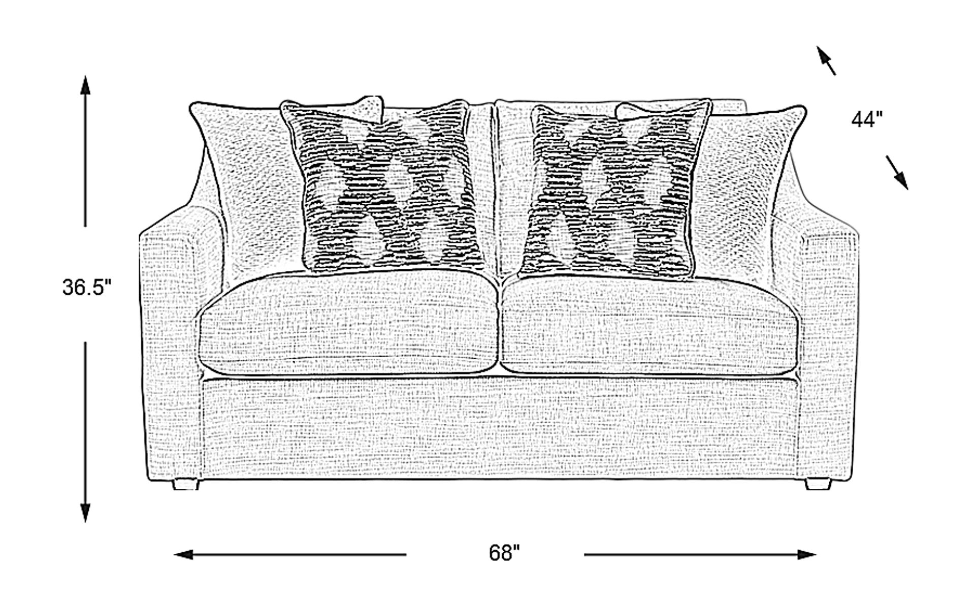 Dimension Image. Please refer to the Dimension Tab on this page for dimension details.