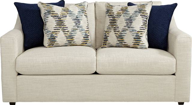 Arabela Ivory Loveseat - Thumbnail - Image 1