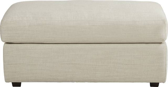 Arabela Ivory Ottoman - Thumbnail - Image 2