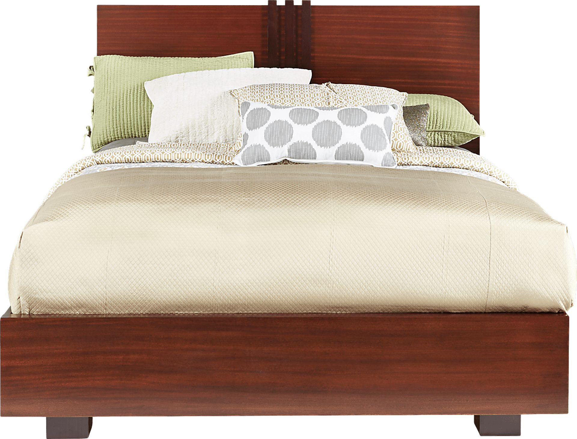 Arabella Tobacco Dark Wood 3 Pc Queen Bed | Rooms to Go