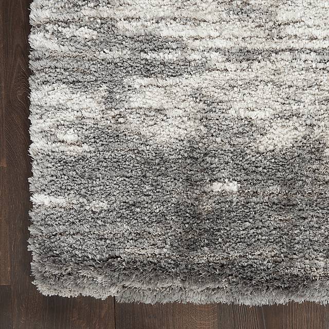 Aracelle Ivory/Charcoal 7'10 x 9'10 Rug - Thumbnail - Image 3