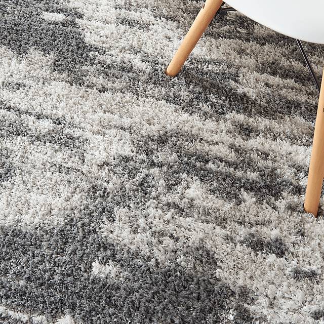Aracelle Ivory/Charcoal 7'10 x 9'10 Rug - Thumbnail - Image 7