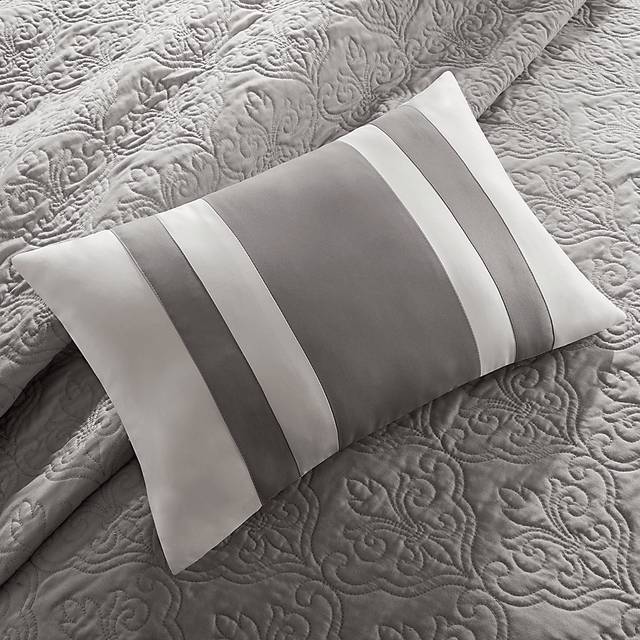 Aracely Black 7 Pc King Coverlet Set - Thumbnail - Image 5