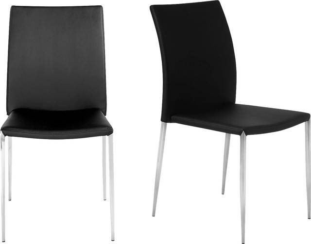 Aracobra Black Dining Chair, Set of 2 - Thumbnail - Image 1
