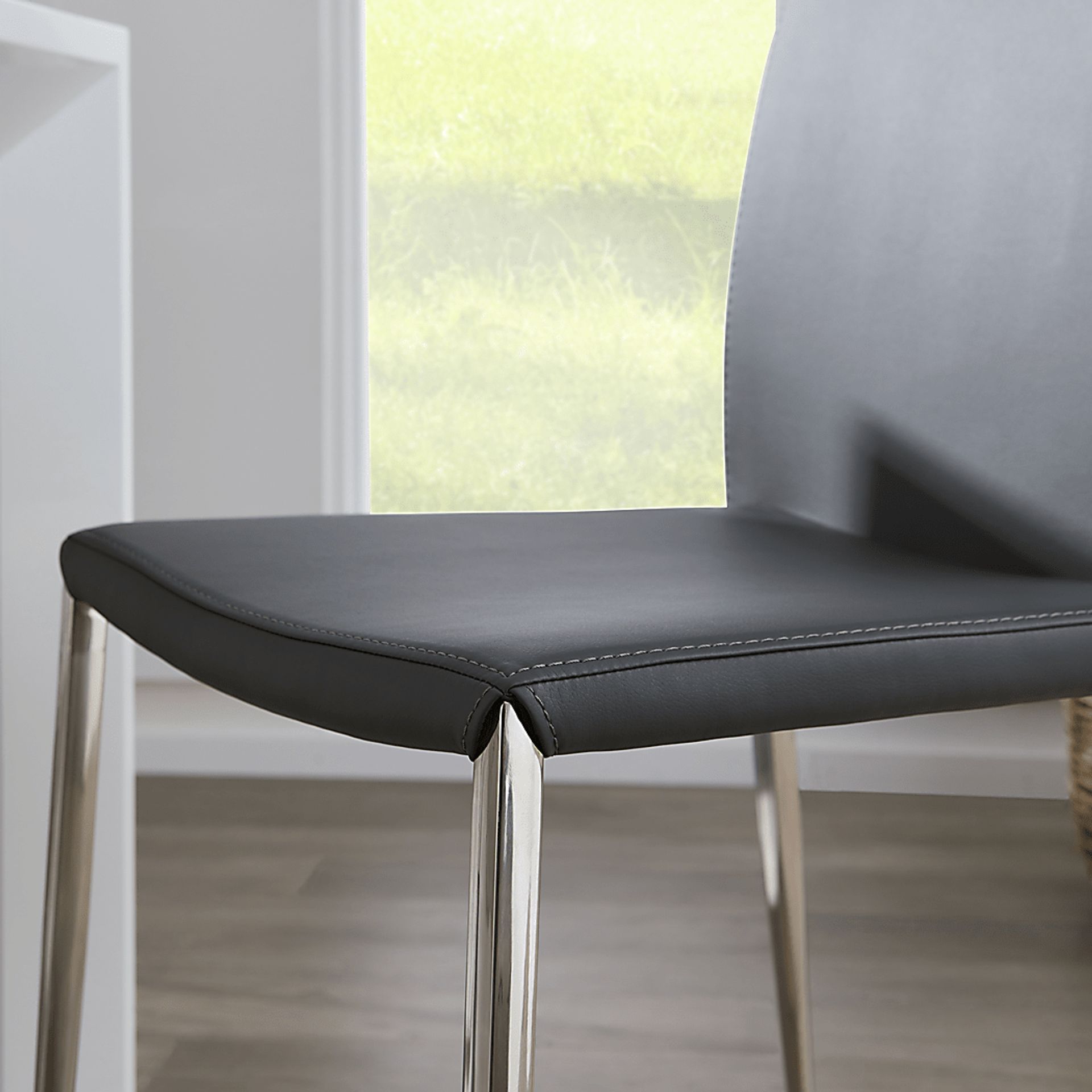 Aracobra Gray Dining Chair, Set of 2 - Image 4