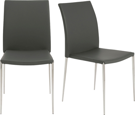 Aracobra Gray Dining Chair, Set of 2
